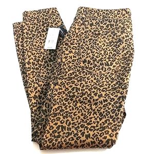 NWT Vanilla Star High Rise Cheetah Jegging